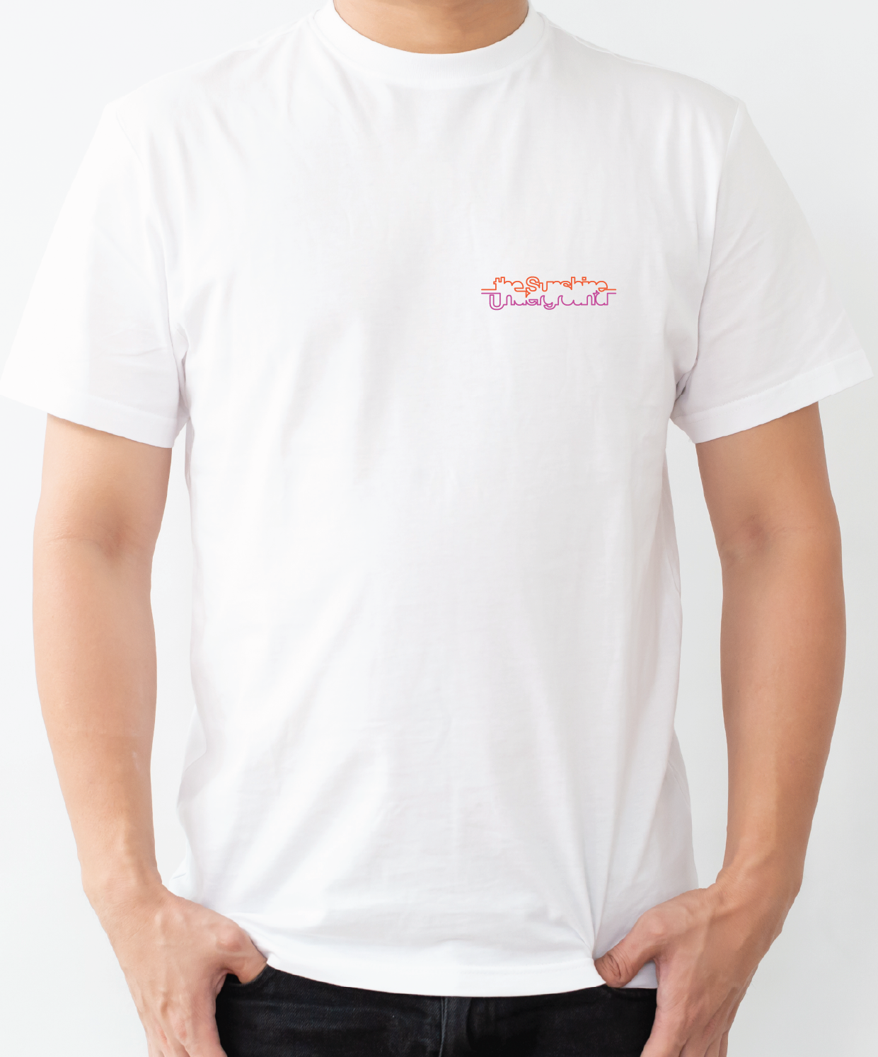 The Sunshine Underground Logo t-shirt blanc coton