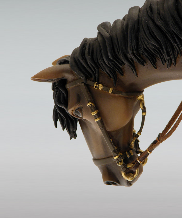 Attakus Prestige Angela à cheval statuette résine 39 cm EA 03/30