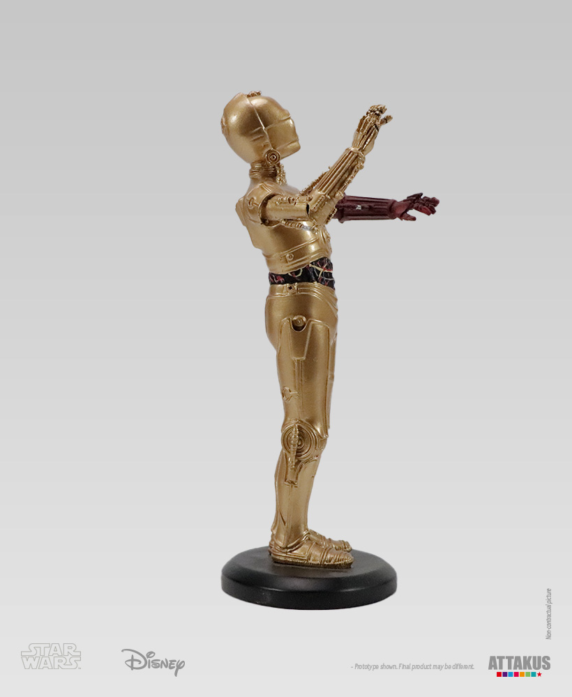 Attakus Elite C-3PO Bras rouge 1/10e statue résine 17,5 cm