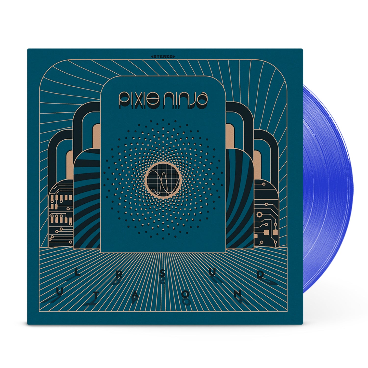 Apollon Records Pixie Ninja Ultrasound vinyle LP bleu instrumental