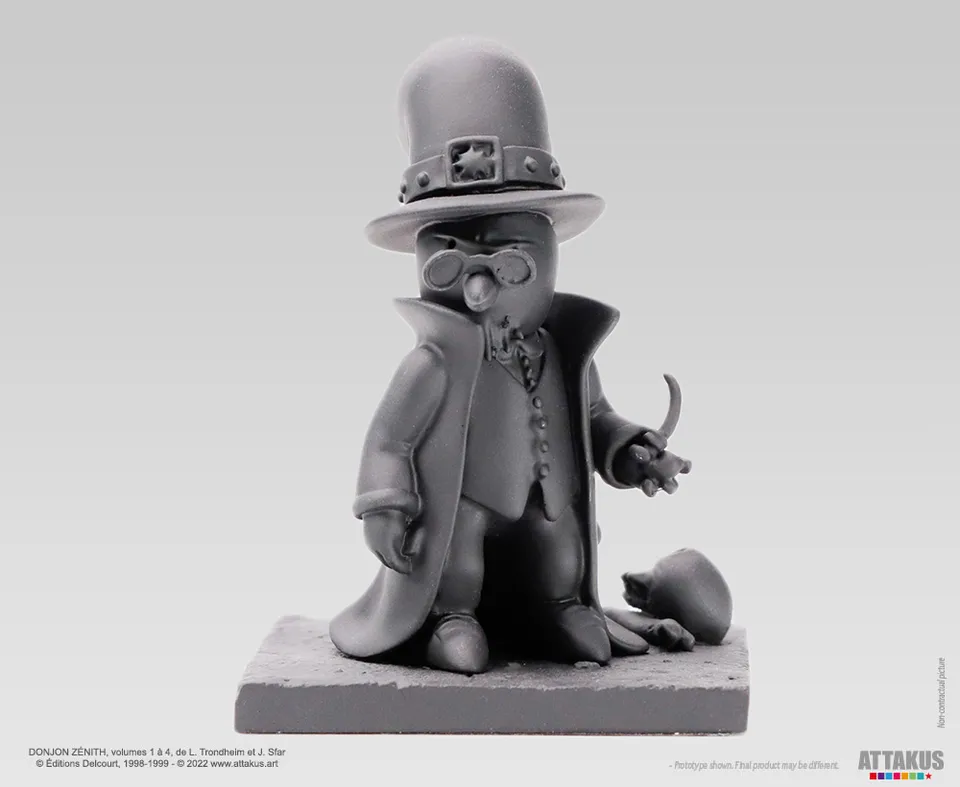 Attakus Collection Prestige Gardien Donjon Zénith figurine noire 8 cm