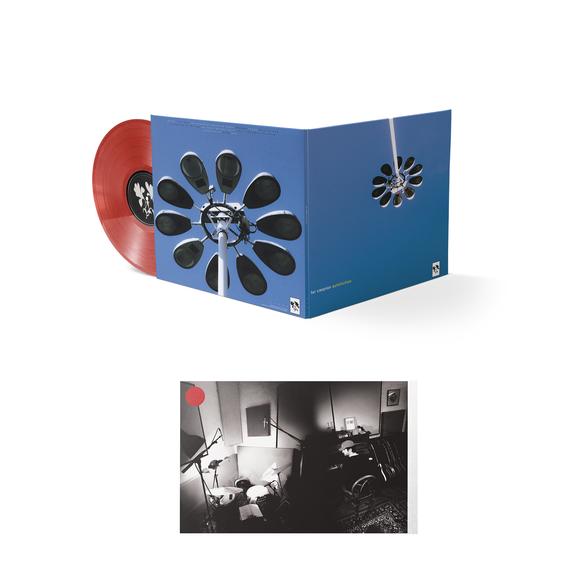 Far Caspian Autofiction disque vinyle rouge translucide LP