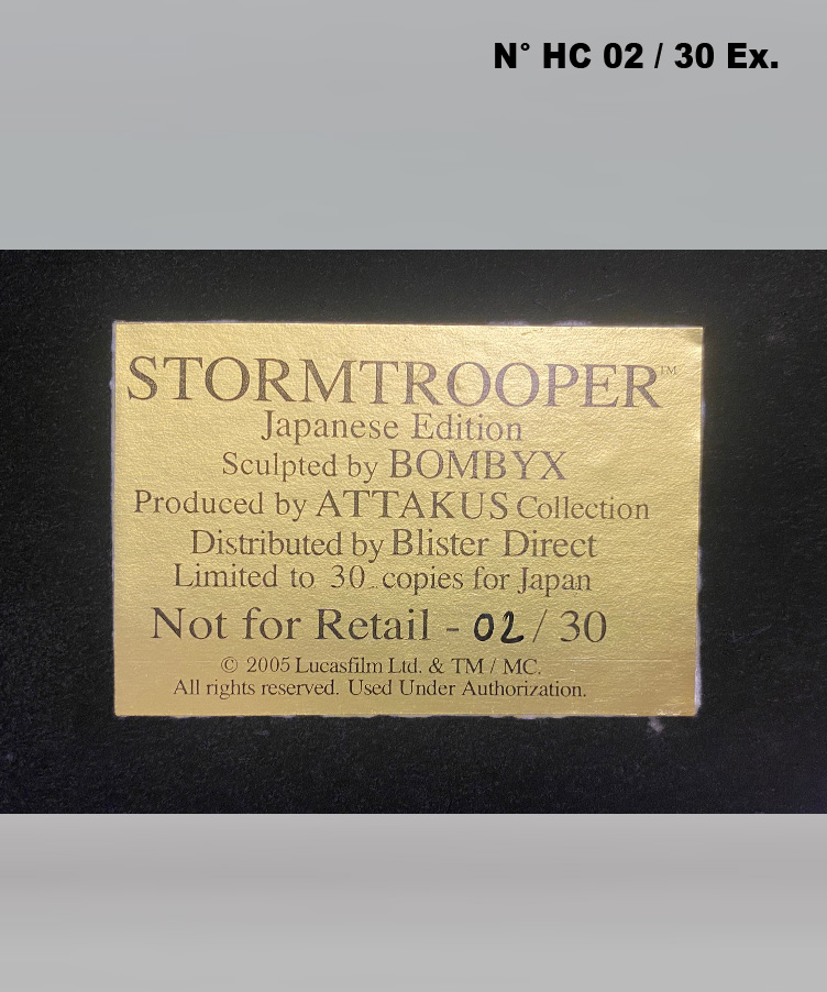 Attakus Stormtrooper HC 02/30 statuette 1/5e japonaise