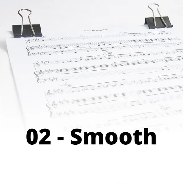 Single Bel Music sheet Smooth partition short term fish
