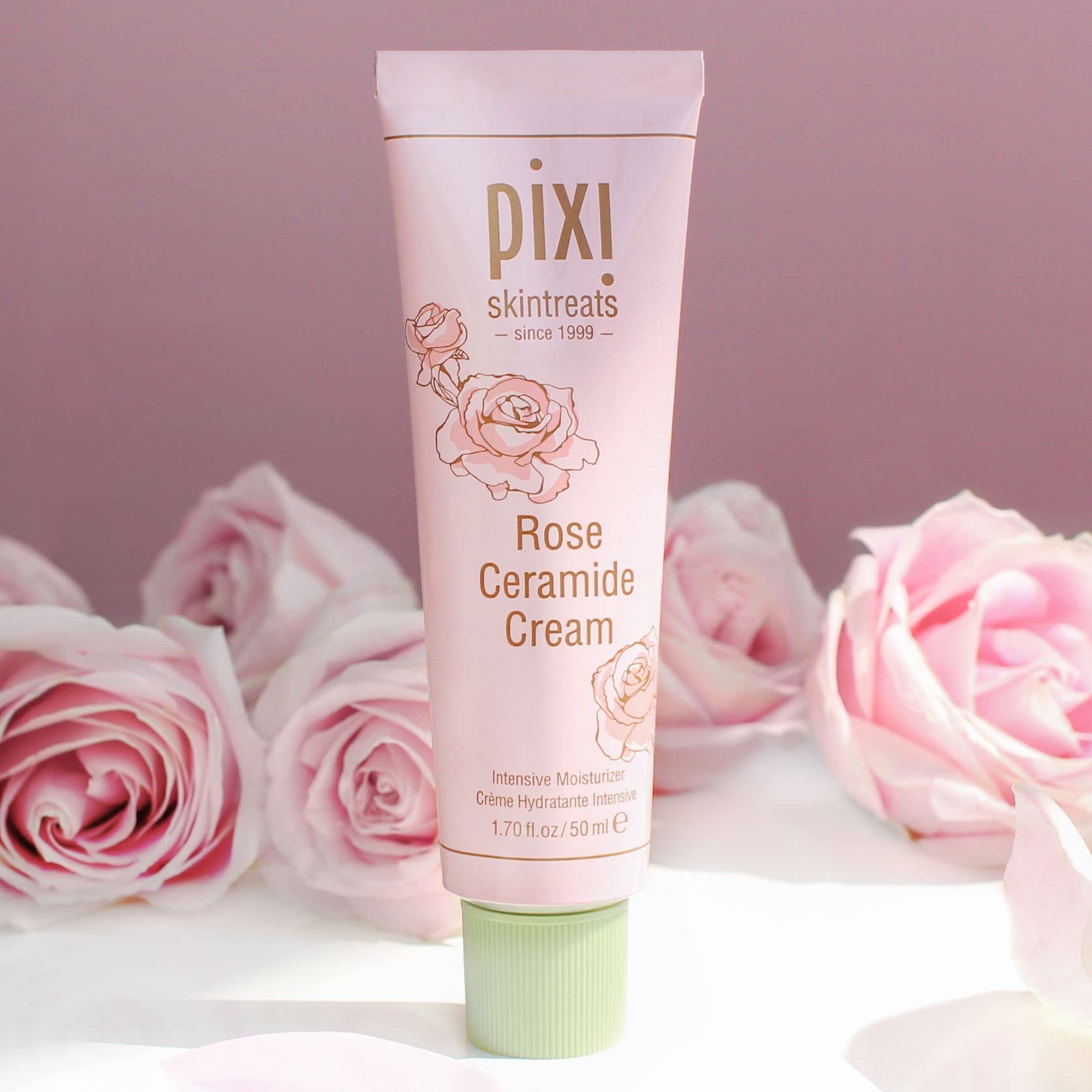 Pixi Rose Ceramide Cream Creme Visage Huile Rose 50 ml