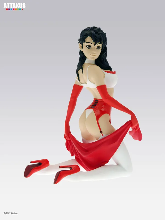 Attakus Atlas Manga Girl Sayaki statue 17 cm cheveux noirs