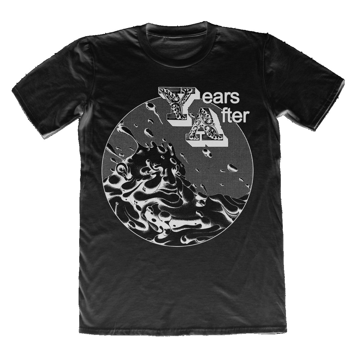 Apollon Records Years After t-shirt noir M imprimé pochette
