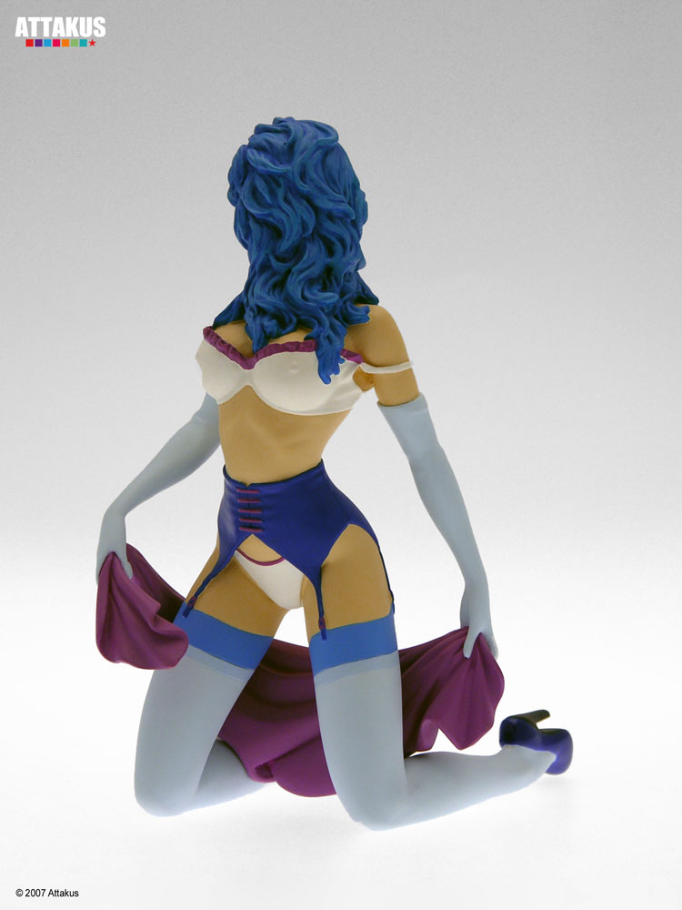 Attakus Collection Atlas Manga Girl Kazumi statuette cheveux bleus 17 cm