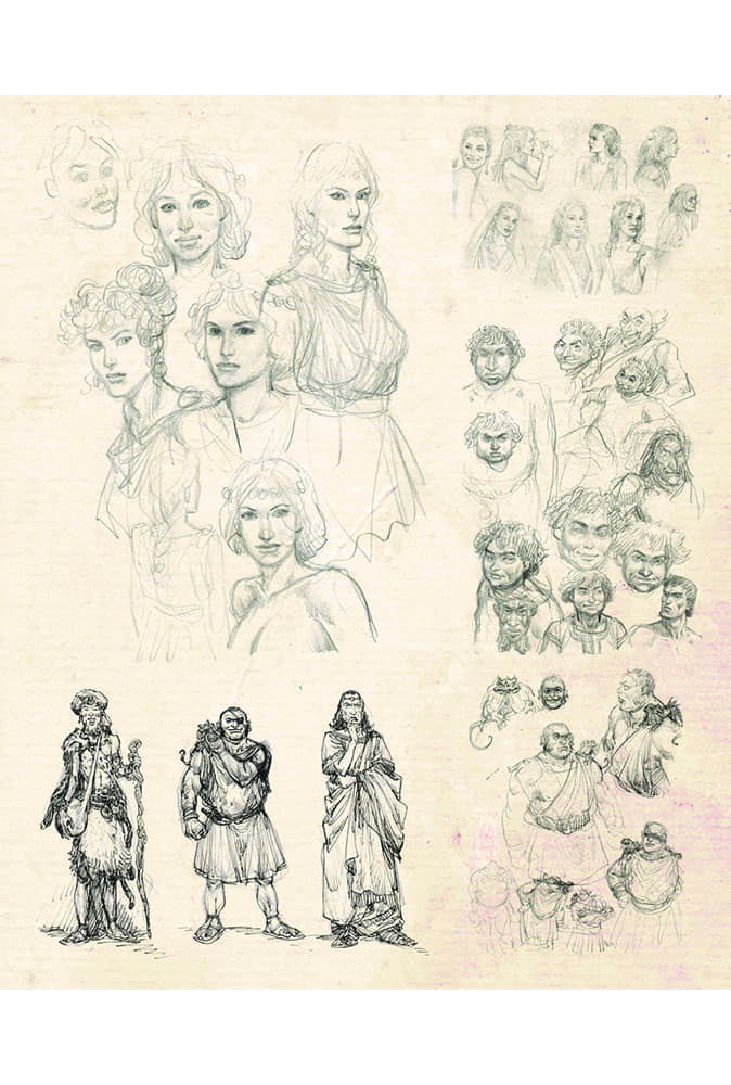 Attakus Collection Atlas Sketchbook Lereculey artbook 48 pages