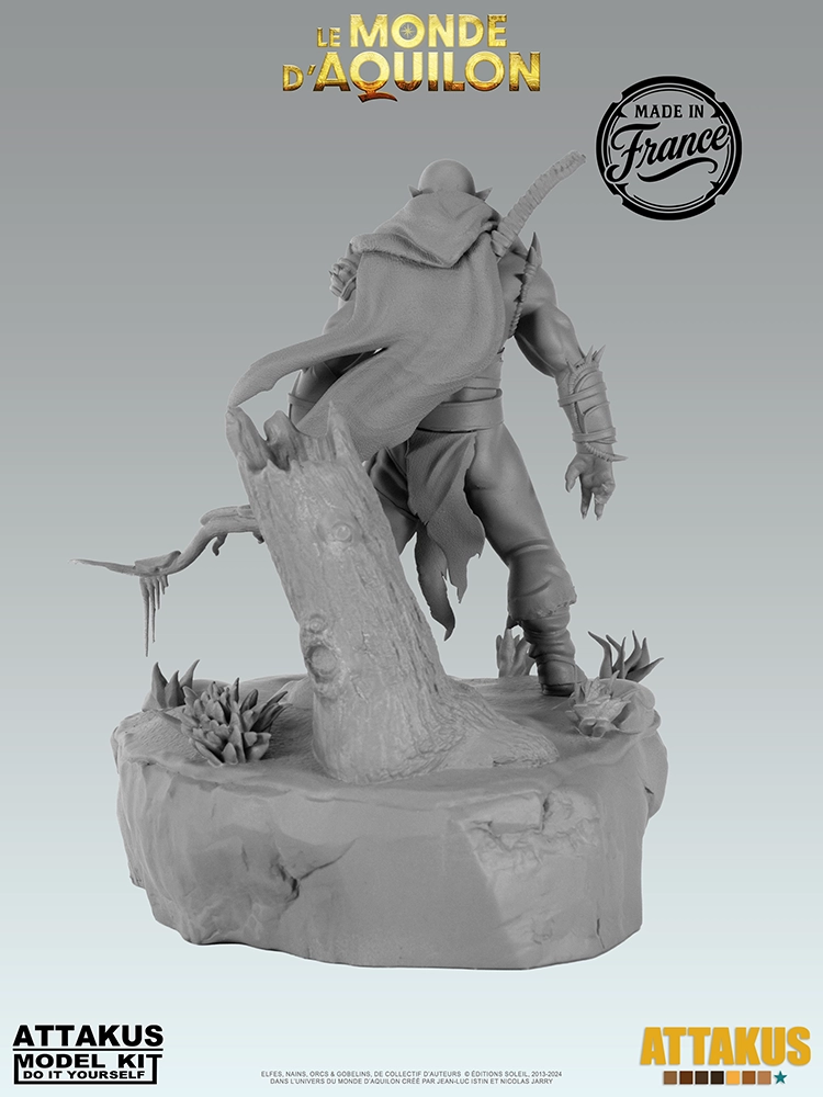 Attakus Model Kit Diorama La Poisse à peindre AQ13D 120 mm