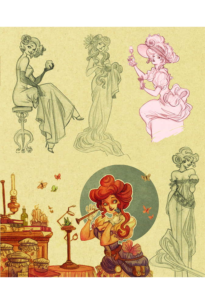 Attakus Collection Atlas Sketchbook Mara carnet 48 pages