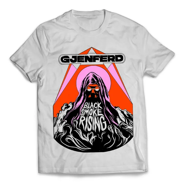 Apollon Records Gjenferd Black Smoke Rising t-shirt blanc S-3XL