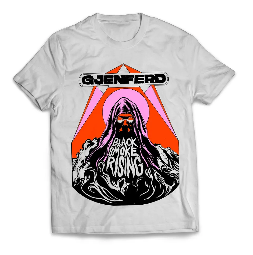 Apollon Records Gjenferd Black Smoke Rising t-shirt blanc S-3XL