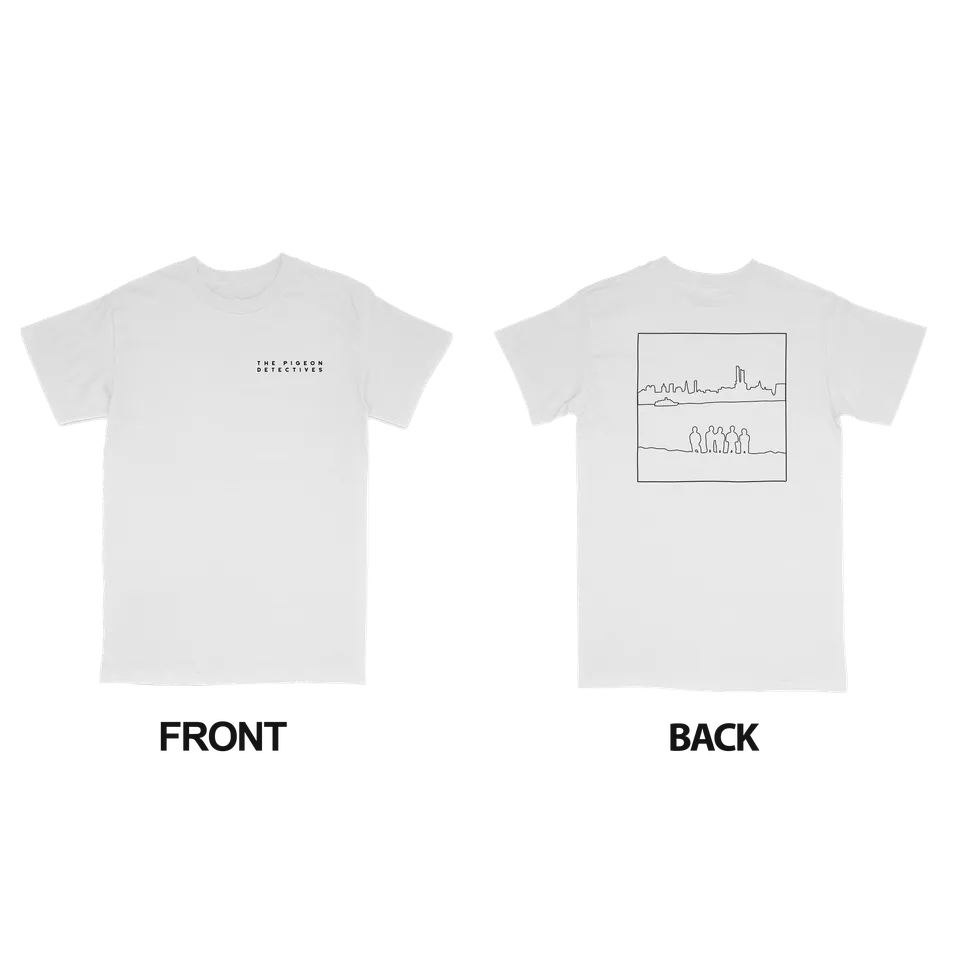 The Pigeon Detectives Still Not Sorry t-shirt blanc double face