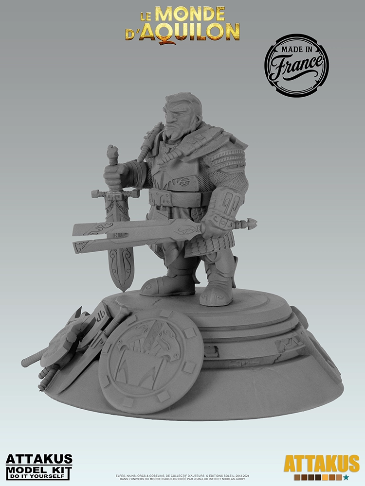 Attakus Model Kit Redwin de la Forge diorama à peindre 120 mm
