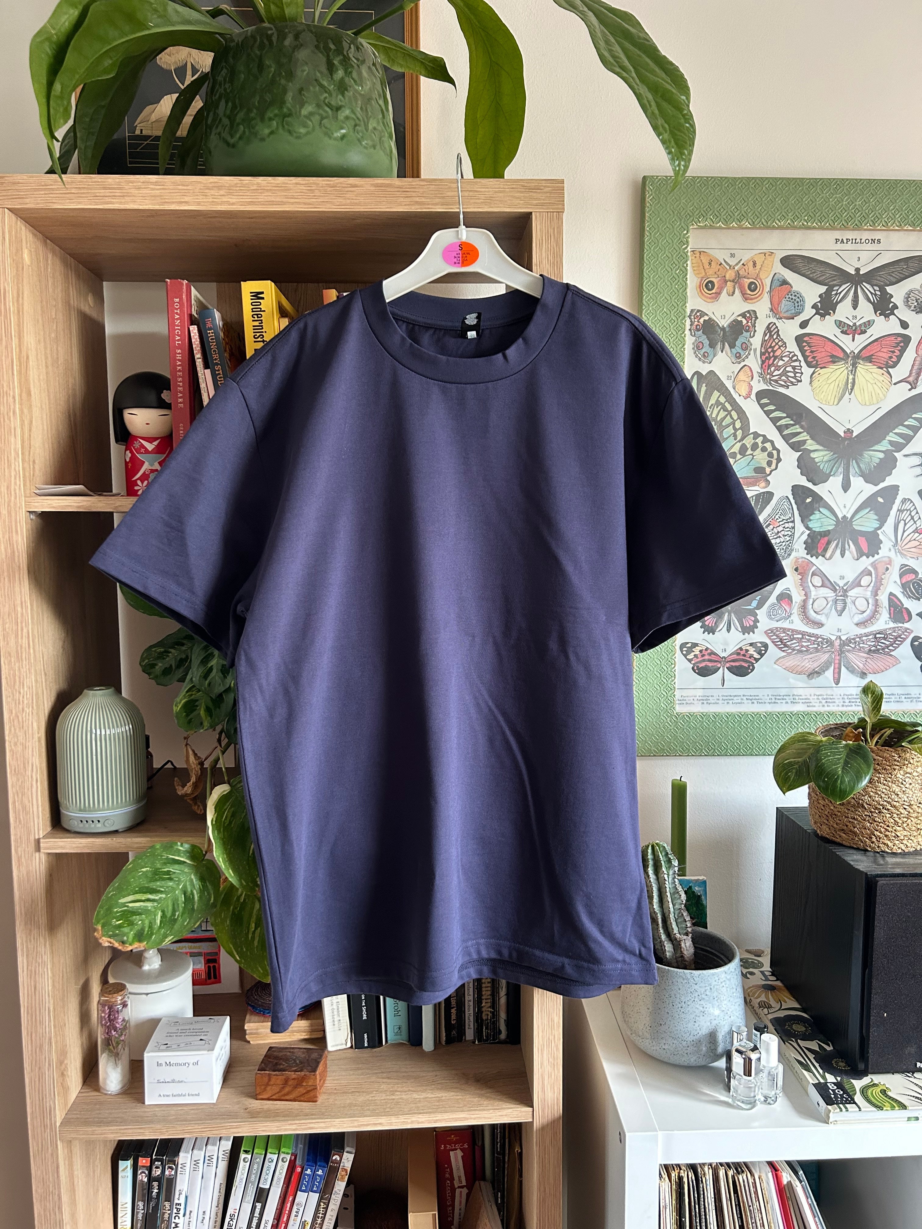 Far Caspian Runner t-shirt bleu marine dos imprimé