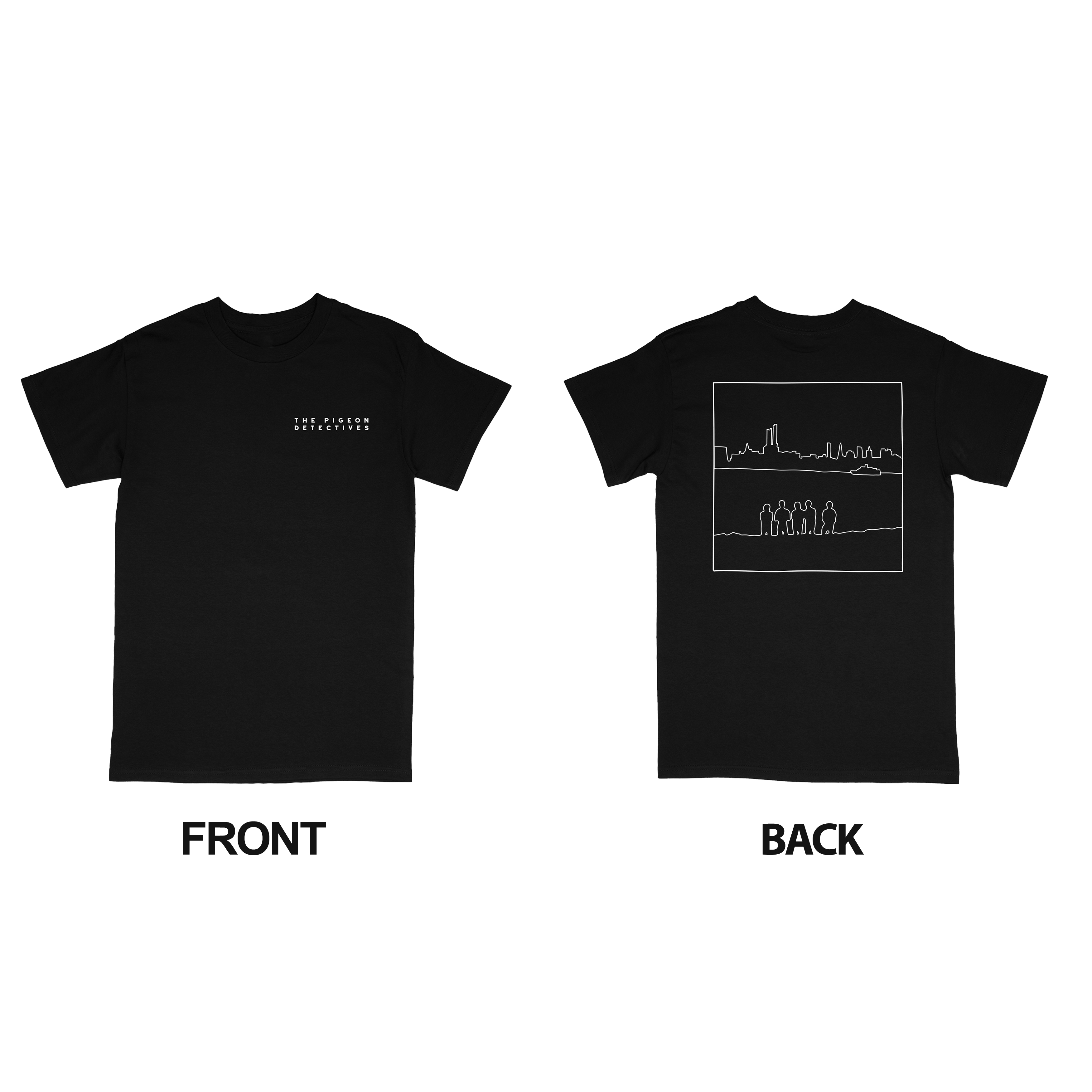 The Pigeon Detectives Still Not Sorry t-shirt noir double face
