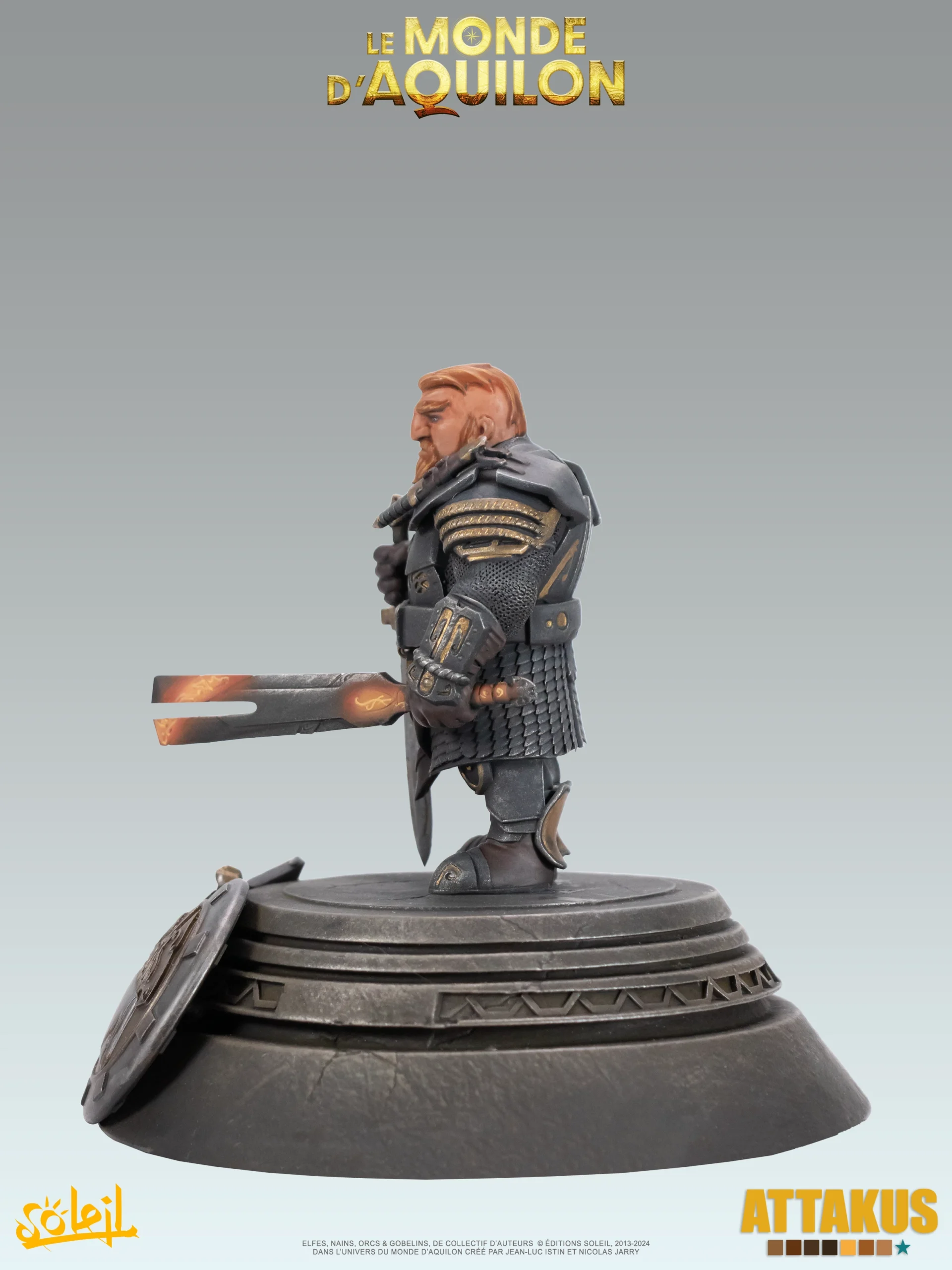 Attakus Prestige Diorama Redwin Nains figurine résine 120 mm