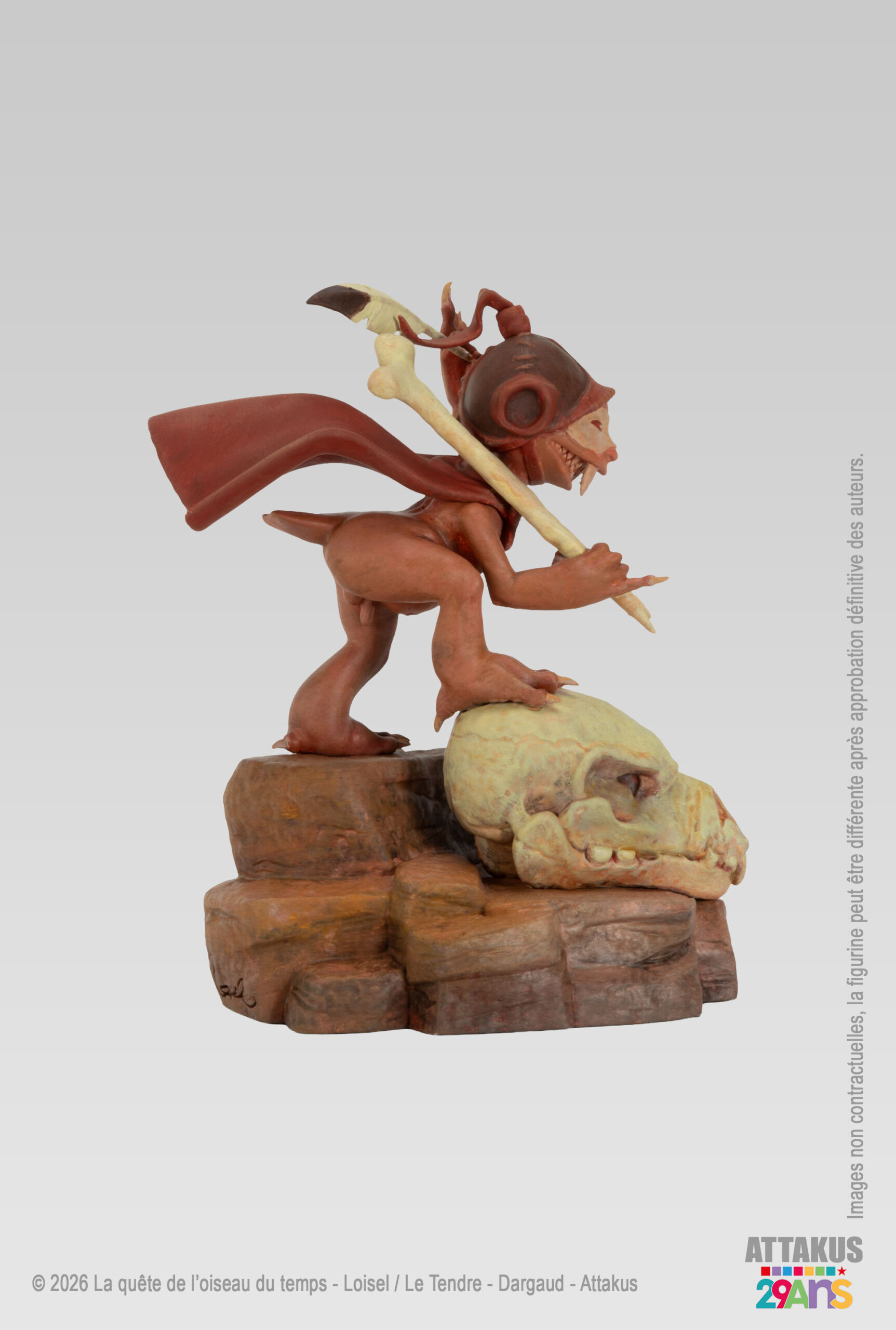 Attakus Collection Prestige Fol de Dol statue ocre 35 cm