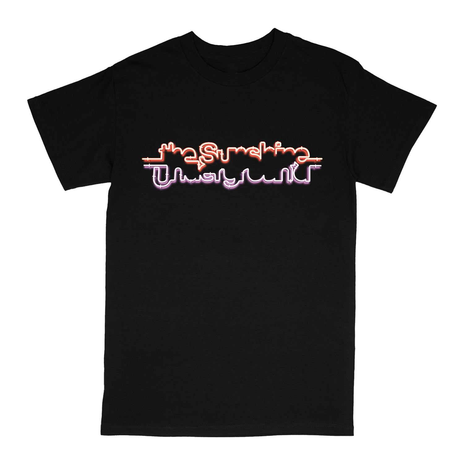 The Sunshine Underground Logo t-shirt noir coton
