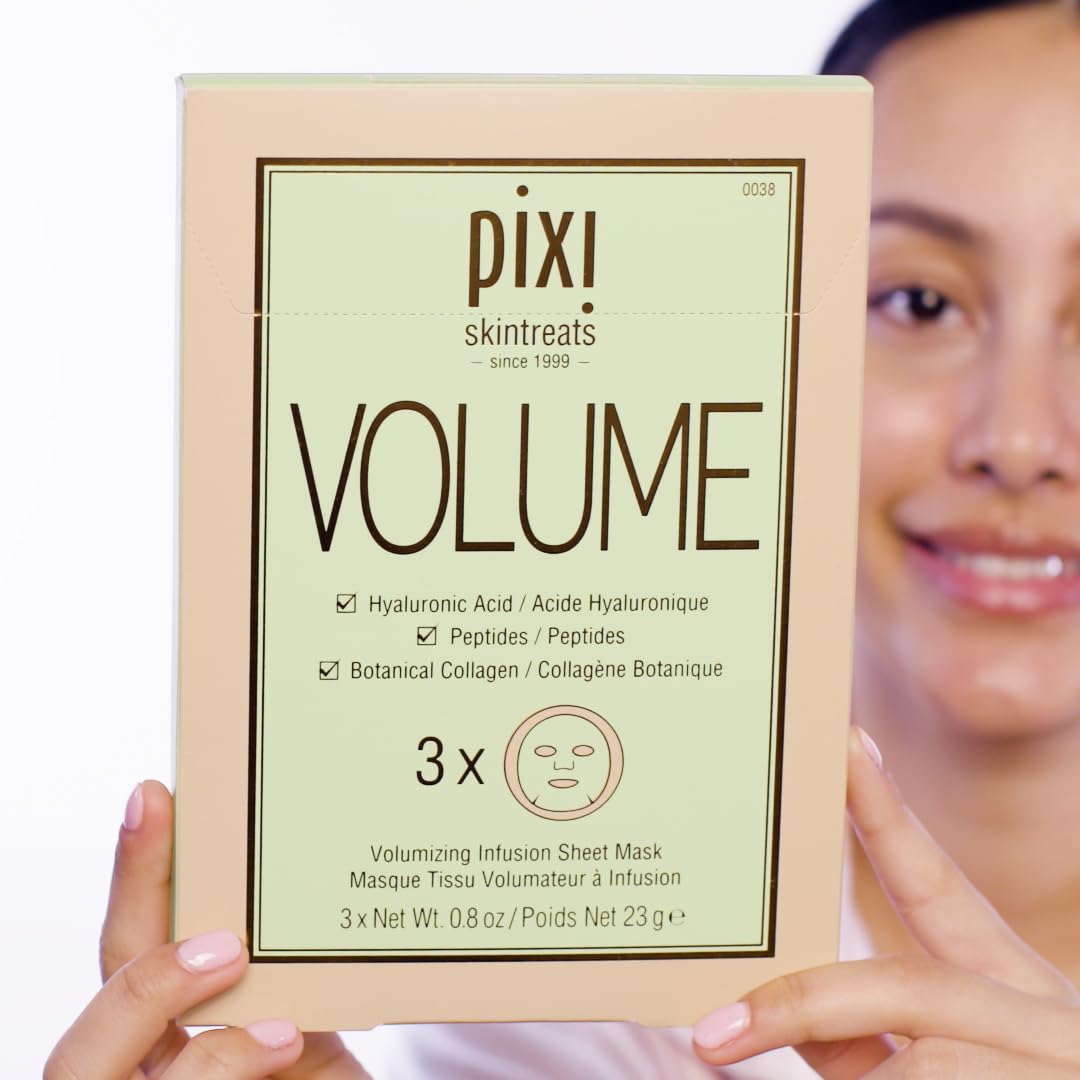 Pixi Collagen PLUMP Boost masque tissu x3 collagène végétal