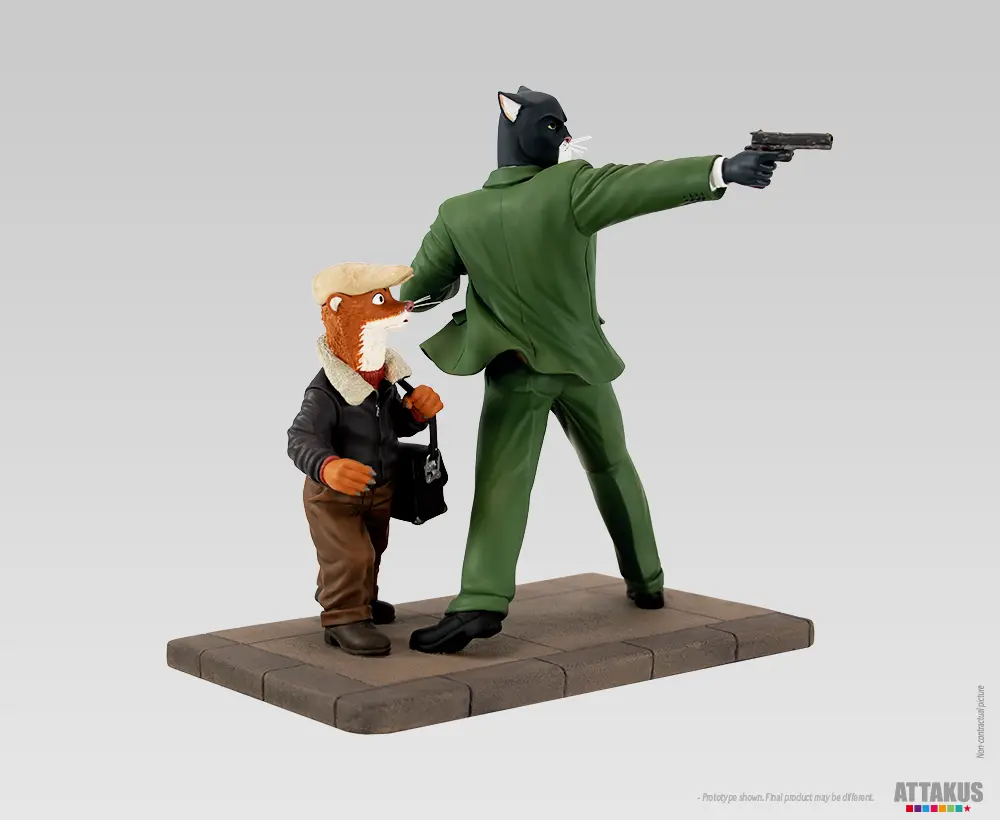Attakus Blacksad John Blacksad paré à tirer statue 25 cm n°2/2