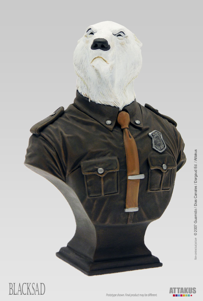 Attakus Blacksad Mini-Buste Hans Karup Ours 18 cm