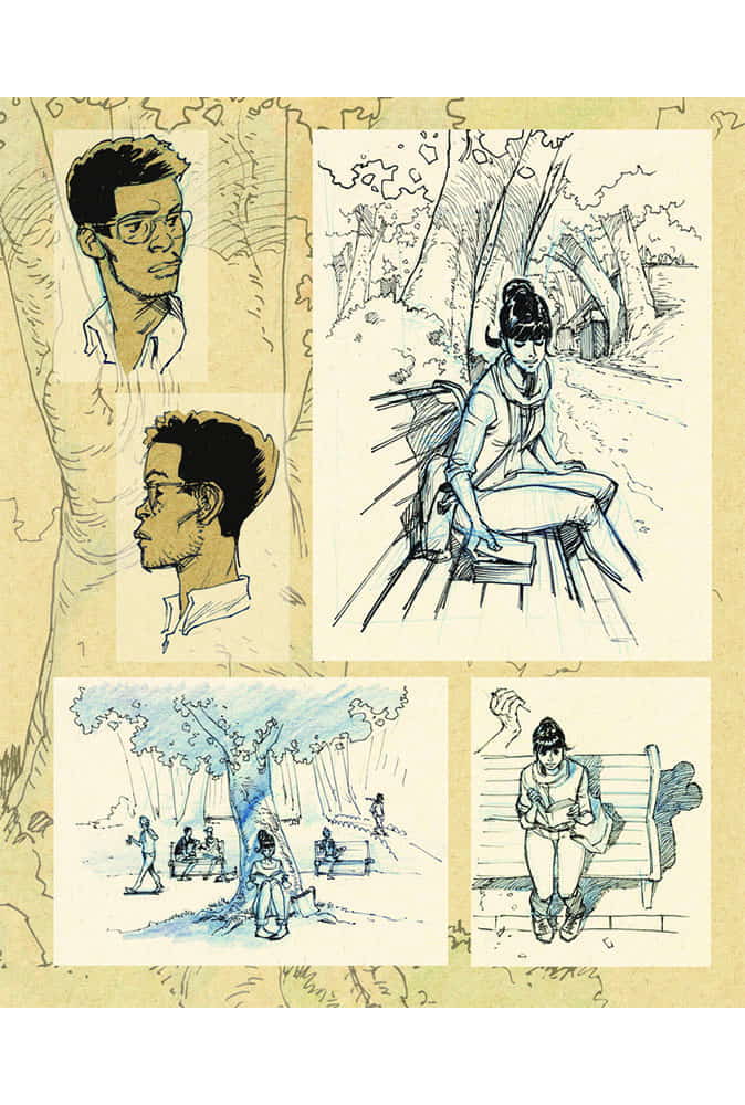 Collection Atlas Sketchbook Mig livre croquis broché 48 pages 18x22 cm