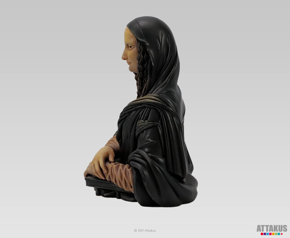 Attakus Femmes d’auteur Mona Lisa Joconde statue résine 21 cm