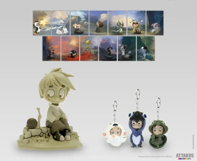Attakus Petit Pierrot Pack Varanda statuette résine 9,5 cm