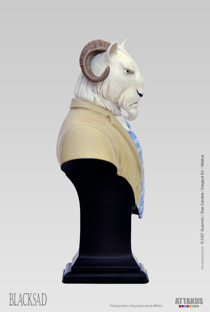 Attakus Blacksad Thomas Lachapelle buste résine 16,5 cm