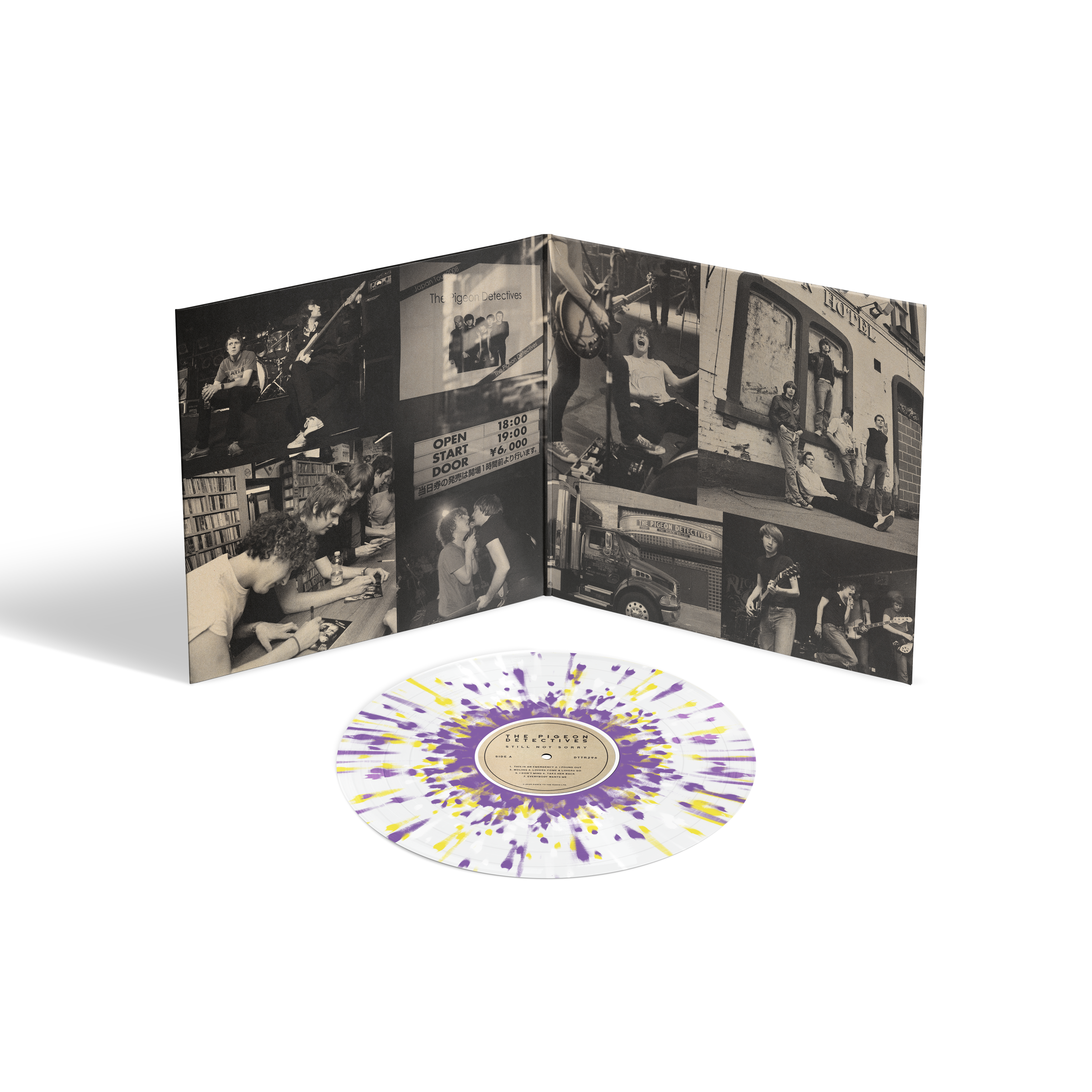 The Pigeon Detectives Still Not Sorry Vinyle double signé