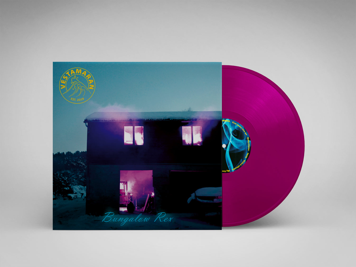 Apollon Records Vestamaran Bungalow Rex vinyle violet 250 ex