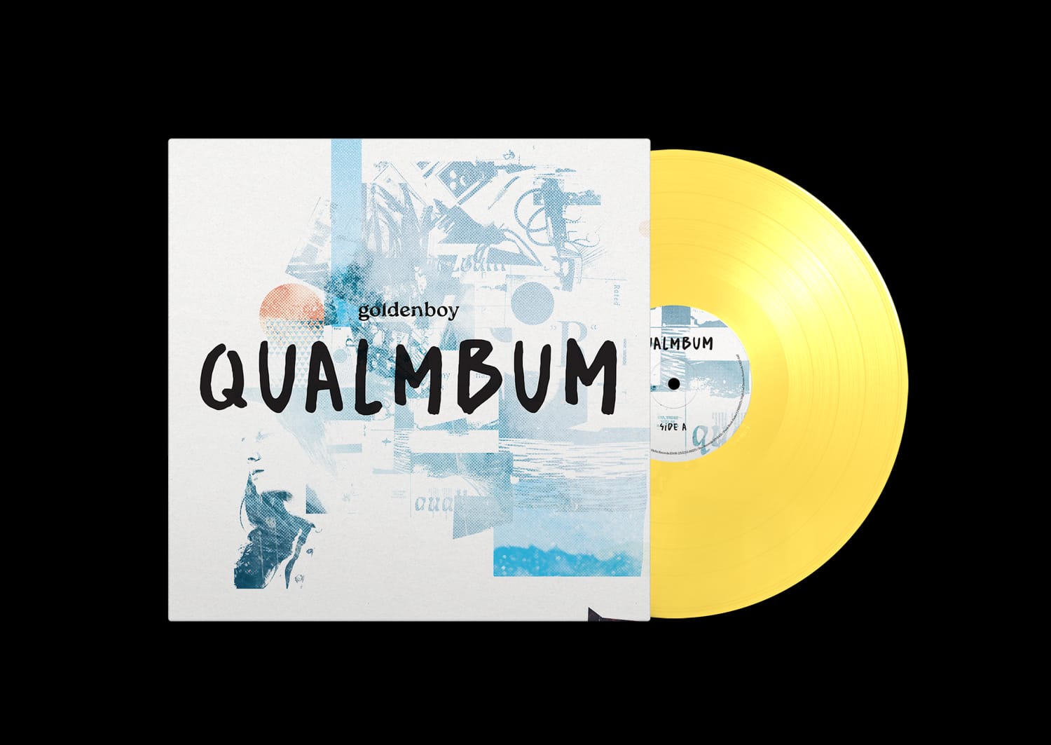 Apollon Records Qualmbum goldenboy LP vinyle jaune limité