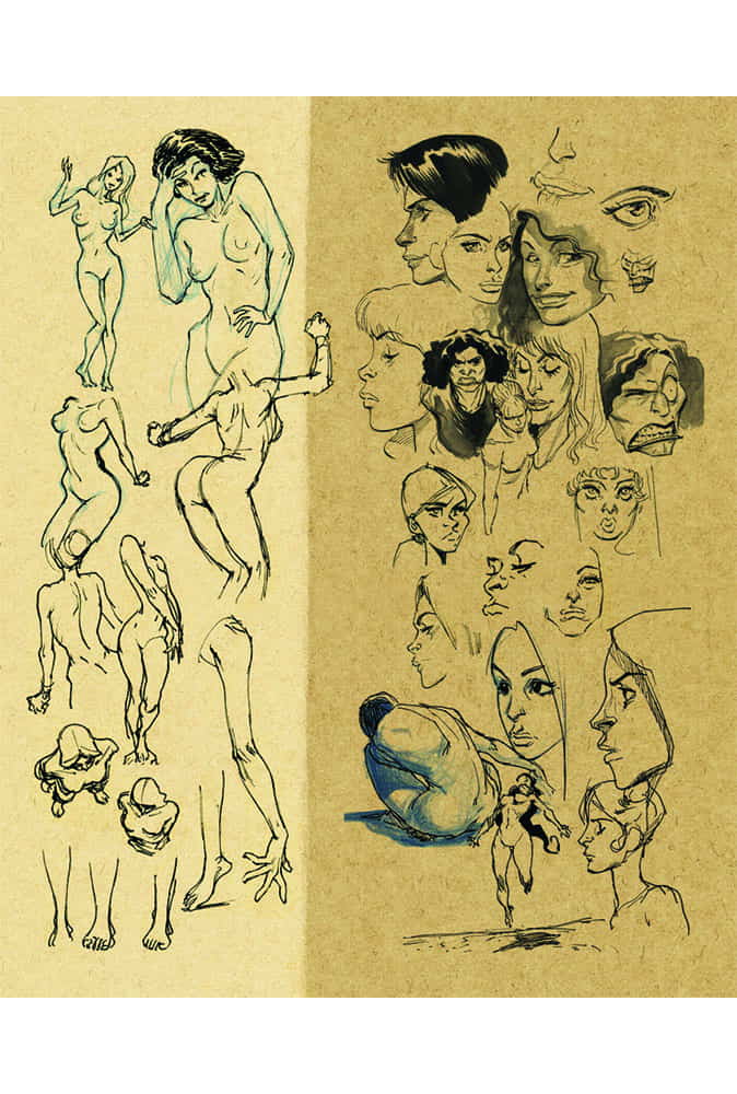 Collection Atlas Sketchbook Mig livre croquis broché 48 pages 18x22 cm