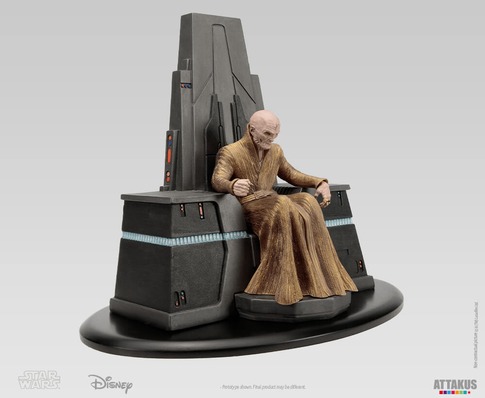 Attakus Elite Snoke sur son trône statue 1/10e 27,5 cm