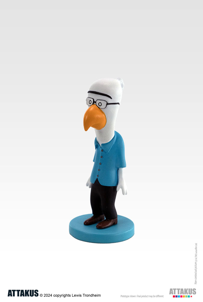 Attakus Atlas Lewis Trondheim Caricature statuette 7,5 cm
