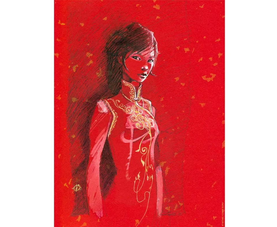 Attakus Collection Atlas Vatine China Girl affiche 18x24