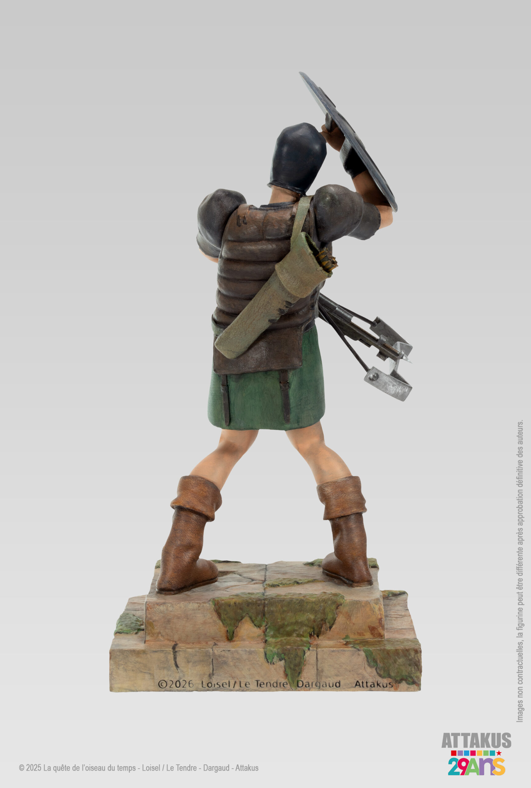 Attakus Prestige L'Inconnu Quête Oiseau Temps statue 1/10e 23,5cm