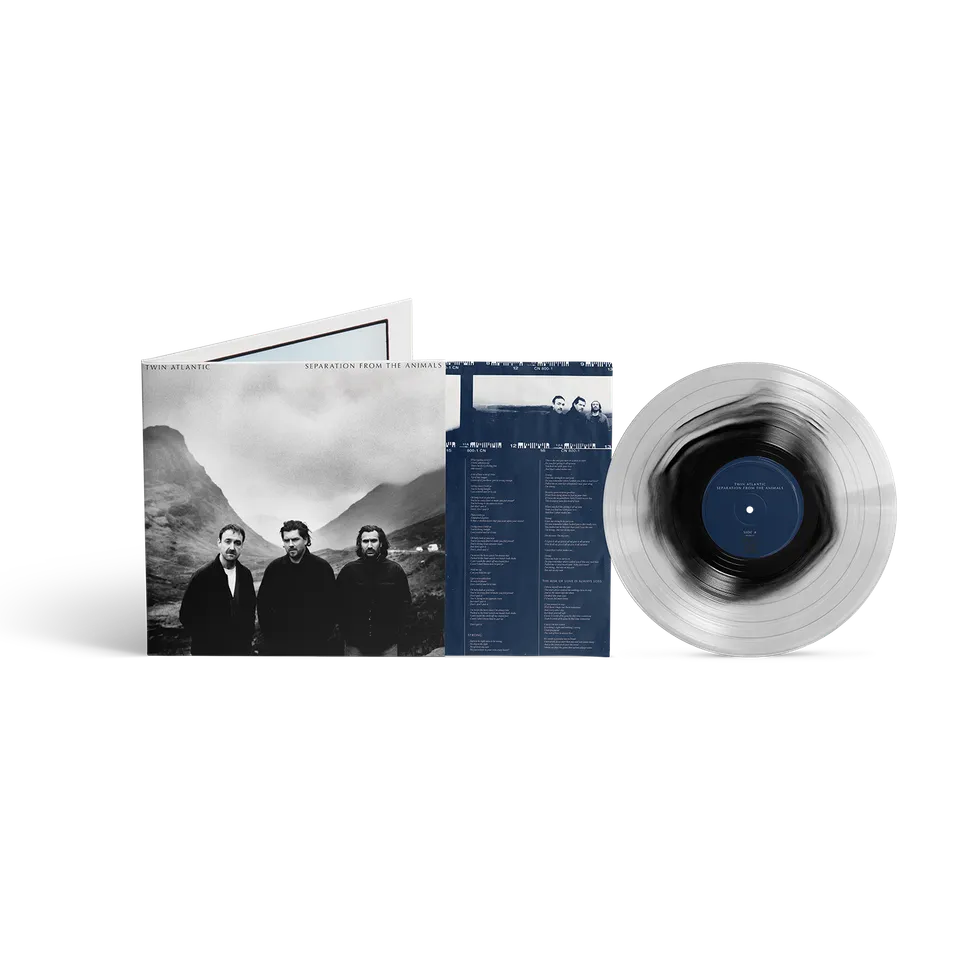 Twin Atlantic Separation vinyle couleur noir transparent