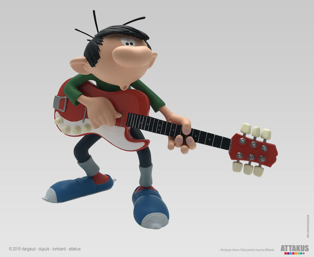 Attakus Prestige Gaston Rock Franquin statuette résine