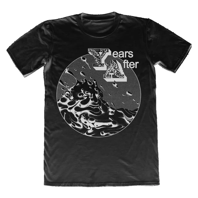 Apollon Records Years After t-shirt noir M imprimé pochette