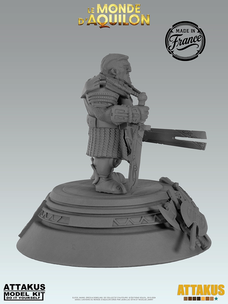 Attakus Model Kit Redwin de la Forge diorama à peindre 120 mm