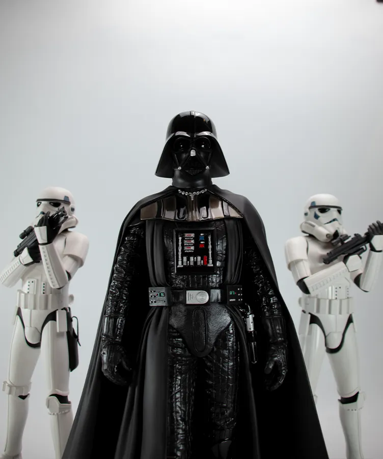 Attakus Prestige Dark Vador + 2 Stormtroopers statues 1/5 40cm