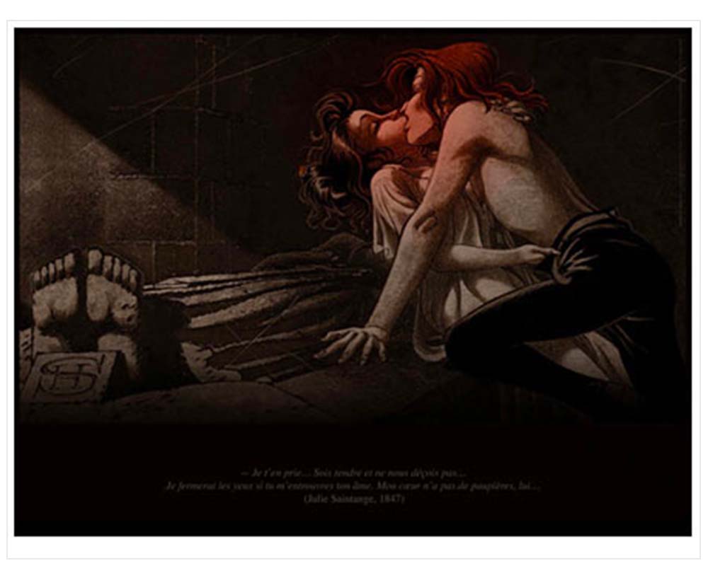 Yslaire Le Caveau des Sambres affiche 60x80 cm