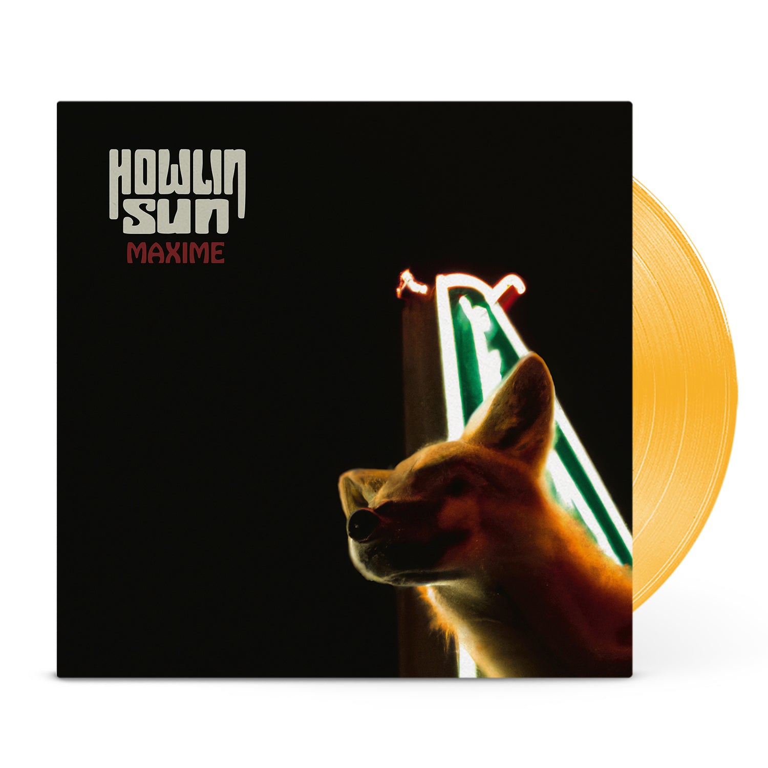 Apollon Records Howlin' Sun Maxime vinyle LP orange transparent