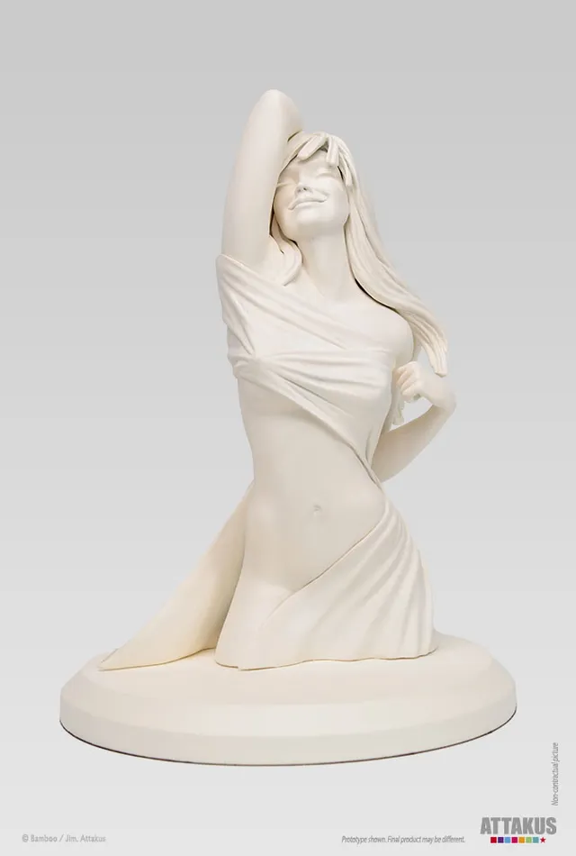 Attakus Femmes Marie Monochrome blanche statuette 21,5 cm