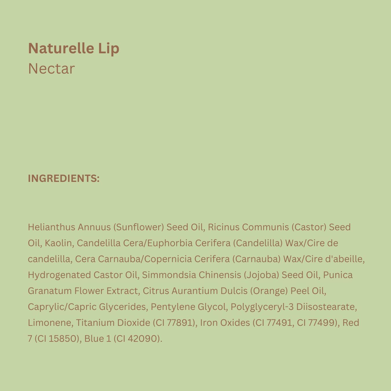 Pixi ColourTreats NaturelleLip rouge Nectar 3,4 g