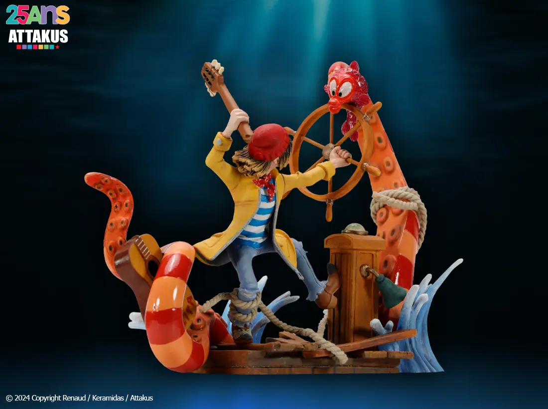 Attakus Prestige Renaud vent soufflera statue diorama 50 ex