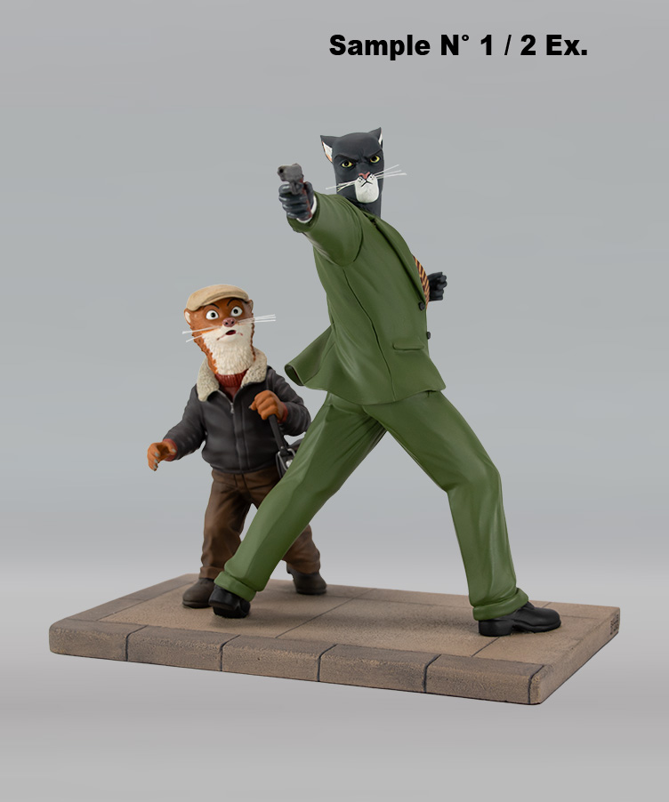 Attakus Blacksad John Blacksad & Weekly diorama 25 cm